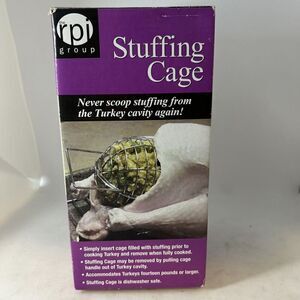 RPI Group Stuffing Cage 9 Inches Long Unused - Open Box/New Thanksgiving. Food